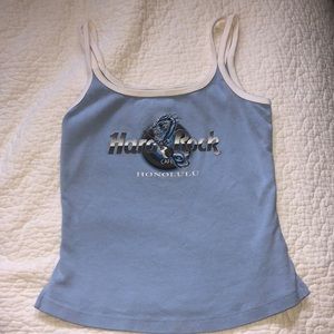 Hard rock cafe crop tank top!